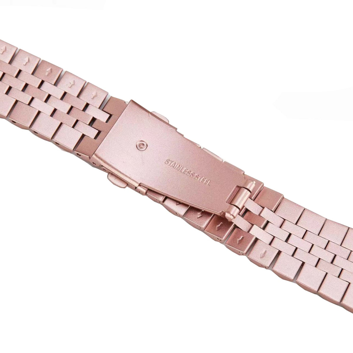 Stainless Steel Link Bracelet Band - The Perth in Rose Gold Small - Compatible with Apple Watch Size 38mm to 41mm