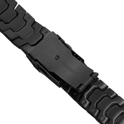 Stainless Steel Link Bracelet Band (Ultra) – The Darwin Ultra in Black – Compatible with Apple Watch Ultra (Friendie size Large)