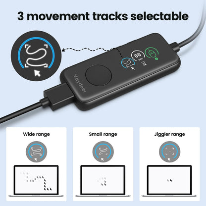 NNEOBA Agitador de ratón USB completamente automático con pantalla HD