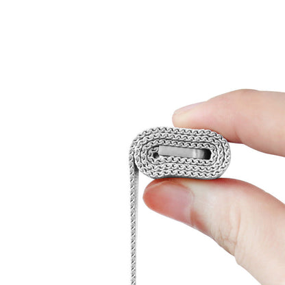 Correa de eslabones de malla de acero inoxidable de bucle infinito - The Melbourne de acero inoxidable - Compatible con Apple Watch de 38mm a 41mm