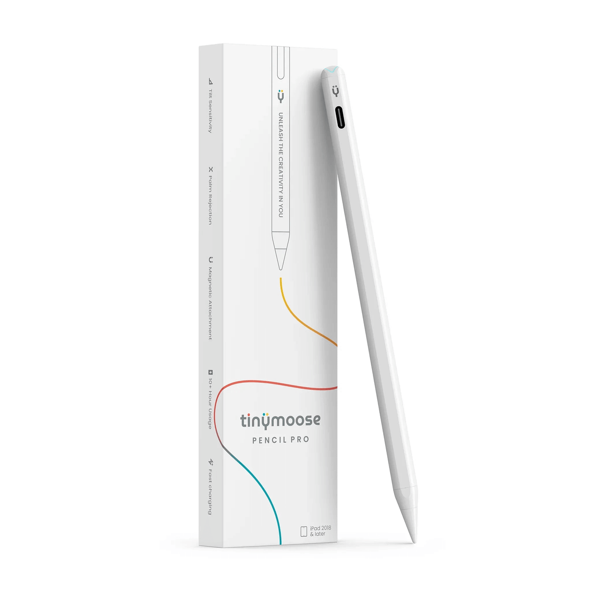 Pencil Pro - Lápiz para iPad con carga USB-C | Blanco Perla