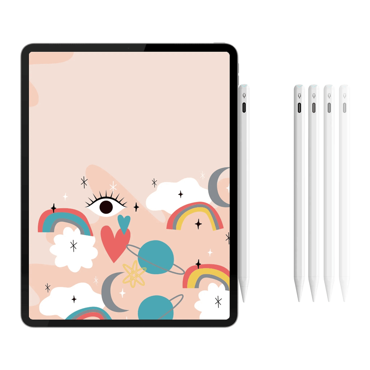 Pencil Pro - Lápiz para iPad con carga USB-C | Blanco Perla