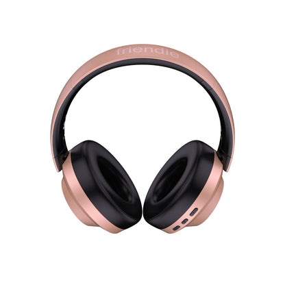 AIR PRO 5 ANC Rose Gold (Active Noise Cancelling Over Ear Wireless Headphones)