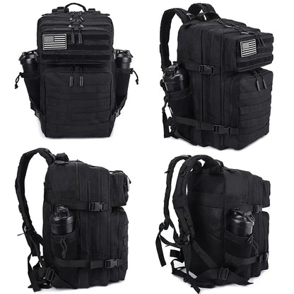 Mochila táctica de 45L con nevera integrada Negra
