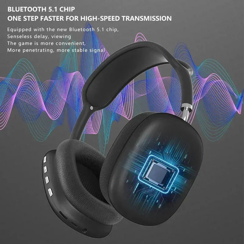 NNEOBA Wireless Bluetooth Gaming Headset Black
