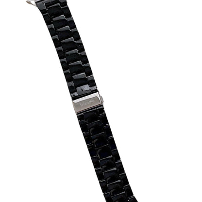 Resin Link Bracelet Band Small - The Sydney Beaches - Manly (Black) - Compatible with Apple Watch Size 42mm to 45mm