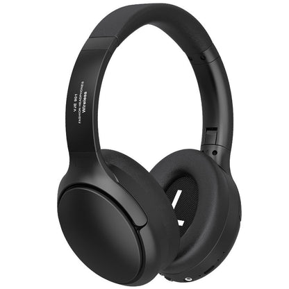 Auriculares circumaurales inalámbricos Bluetooth VJE901 negros con cancelación activa de ruido NNEDSZ