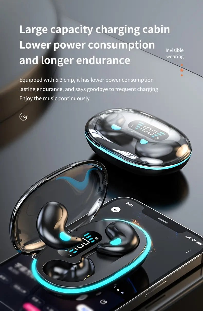 Auriculares intrauditivos inalámbricos NNETM True Wireless para dormir