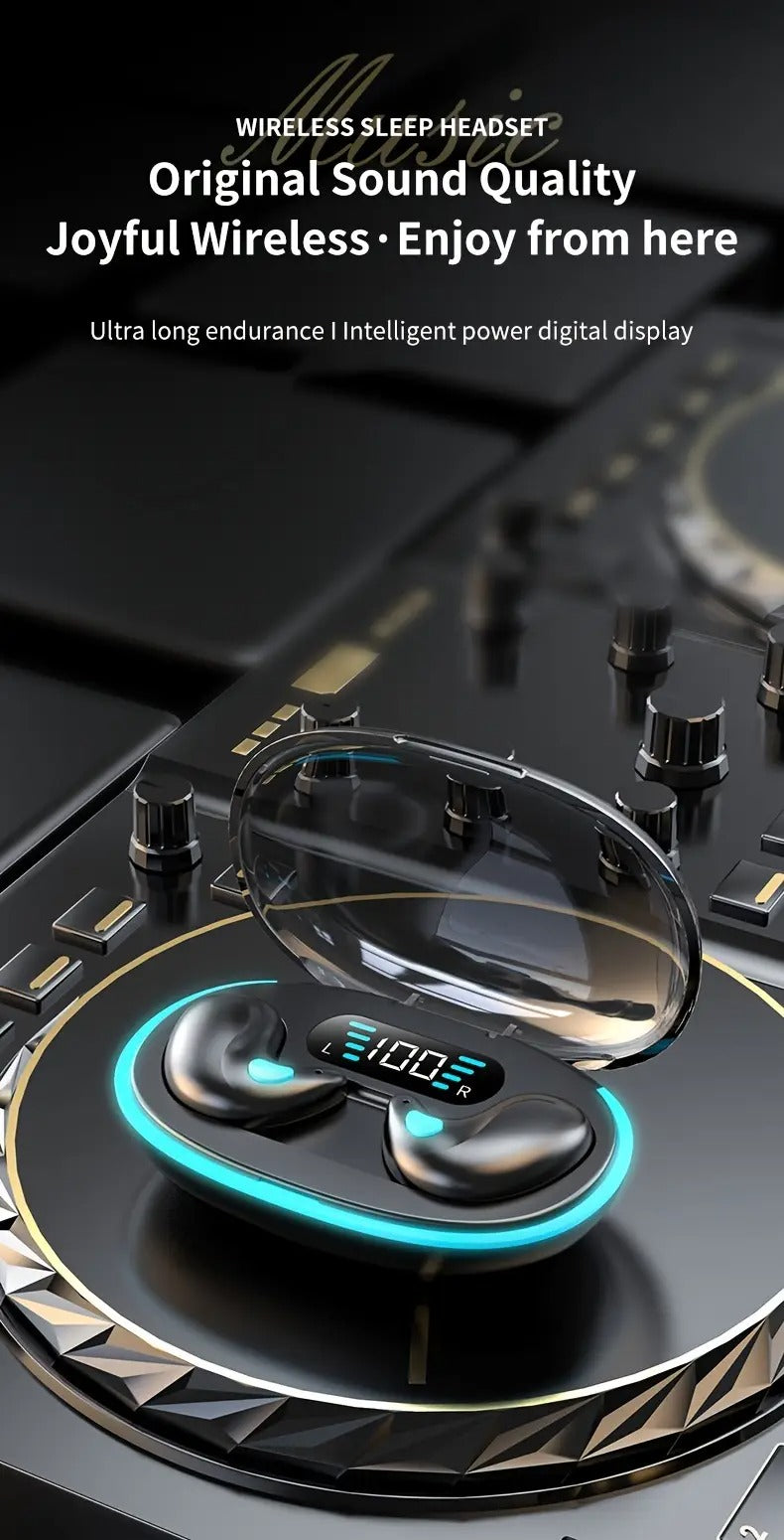 Auriculares intrauditivos inalámbricos NNETM True Wireless para dormir