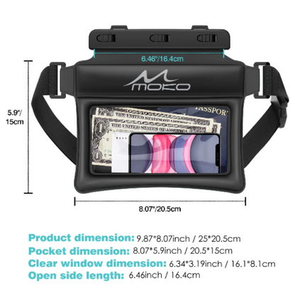 NNEOBA Waterproof Floating Phone Pouch Dry Bag for Water Sports