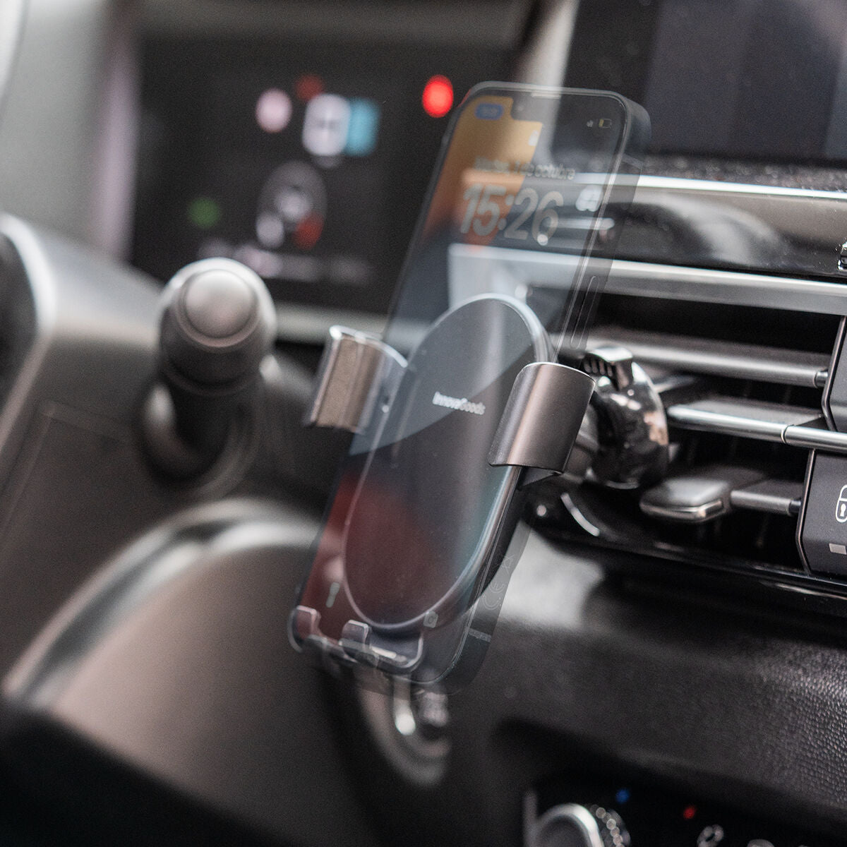 Soporte para Teléfono de Carga Rápida Inalámbrica para Coche Chakar InnovaGoods